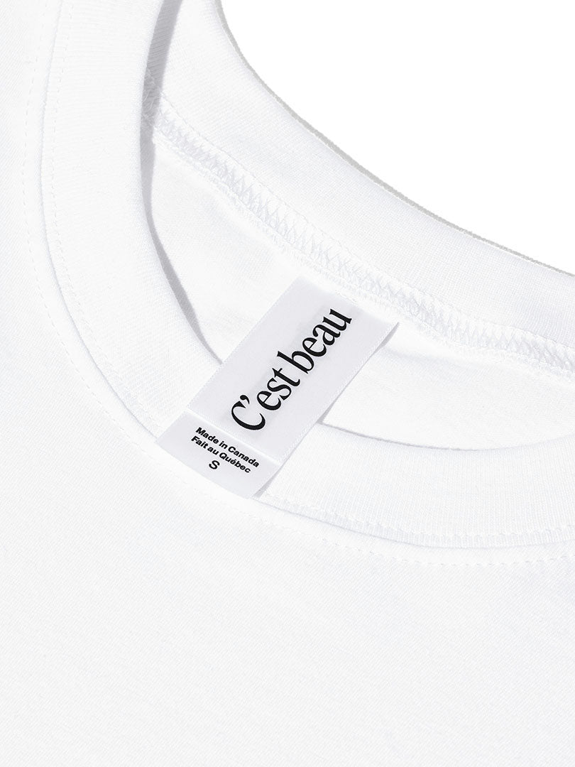 T-Shirt Essentiel - Blanc - 5 Pack