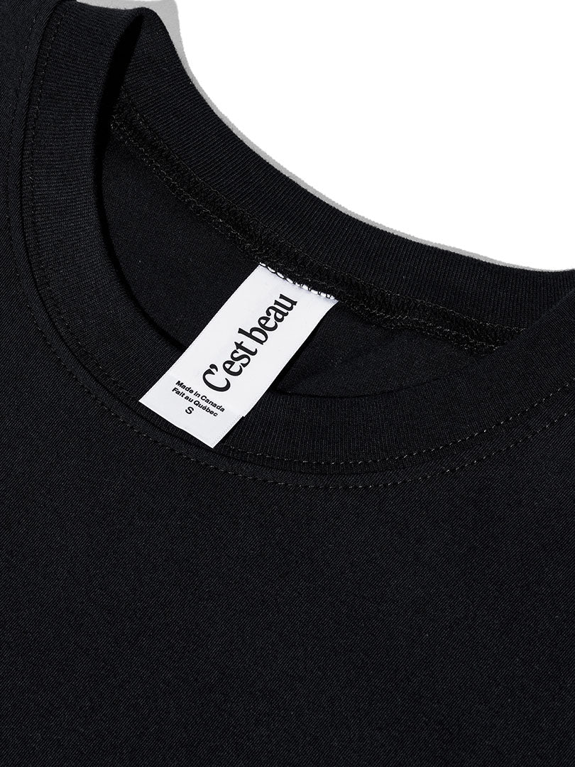 T-Shirt Essentiel - Noir - 5 Pack