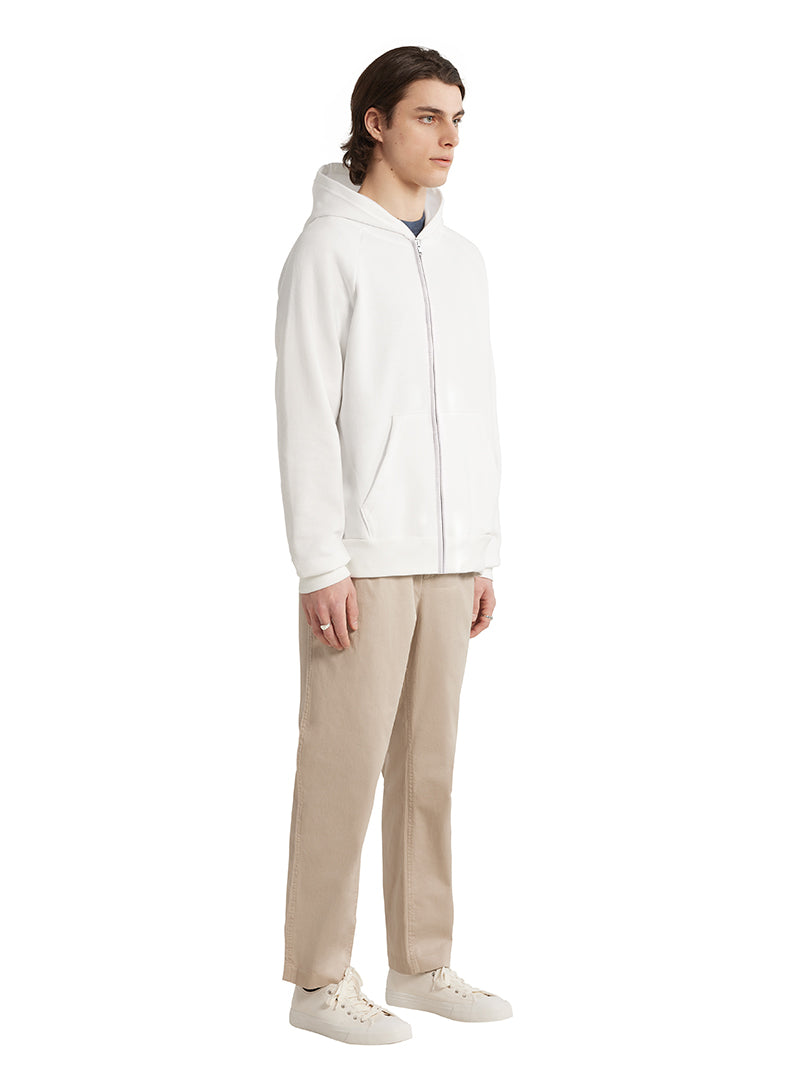 Zip Hoodie Essentiel - Blanc