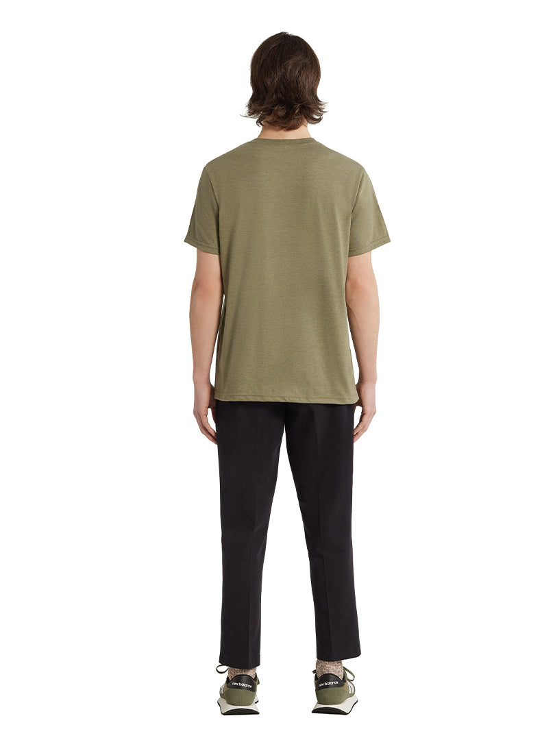 Essential T-Shirt - Heather Military Green
