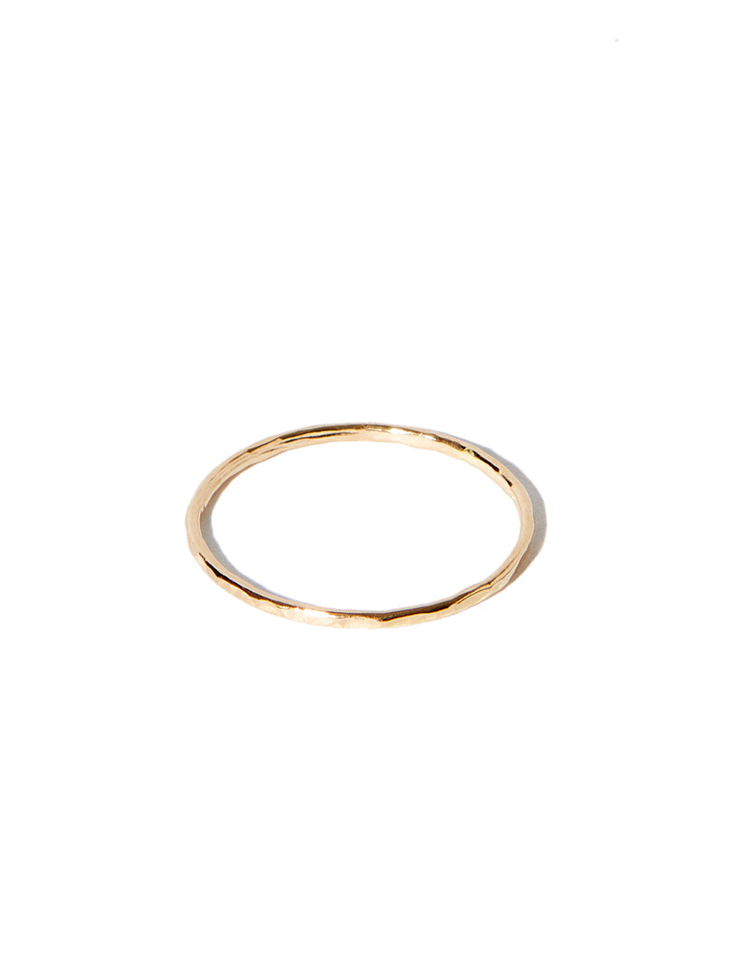 Hammered Ring - Gold