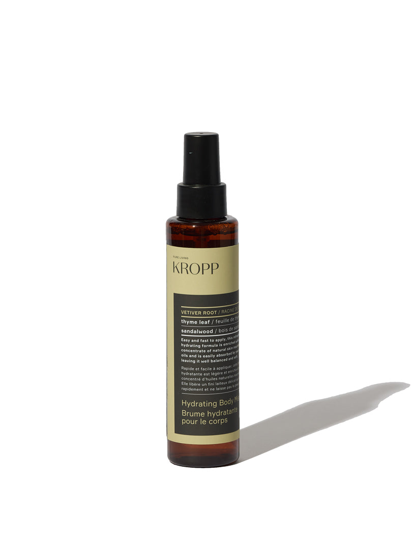 Moisturizing body mist