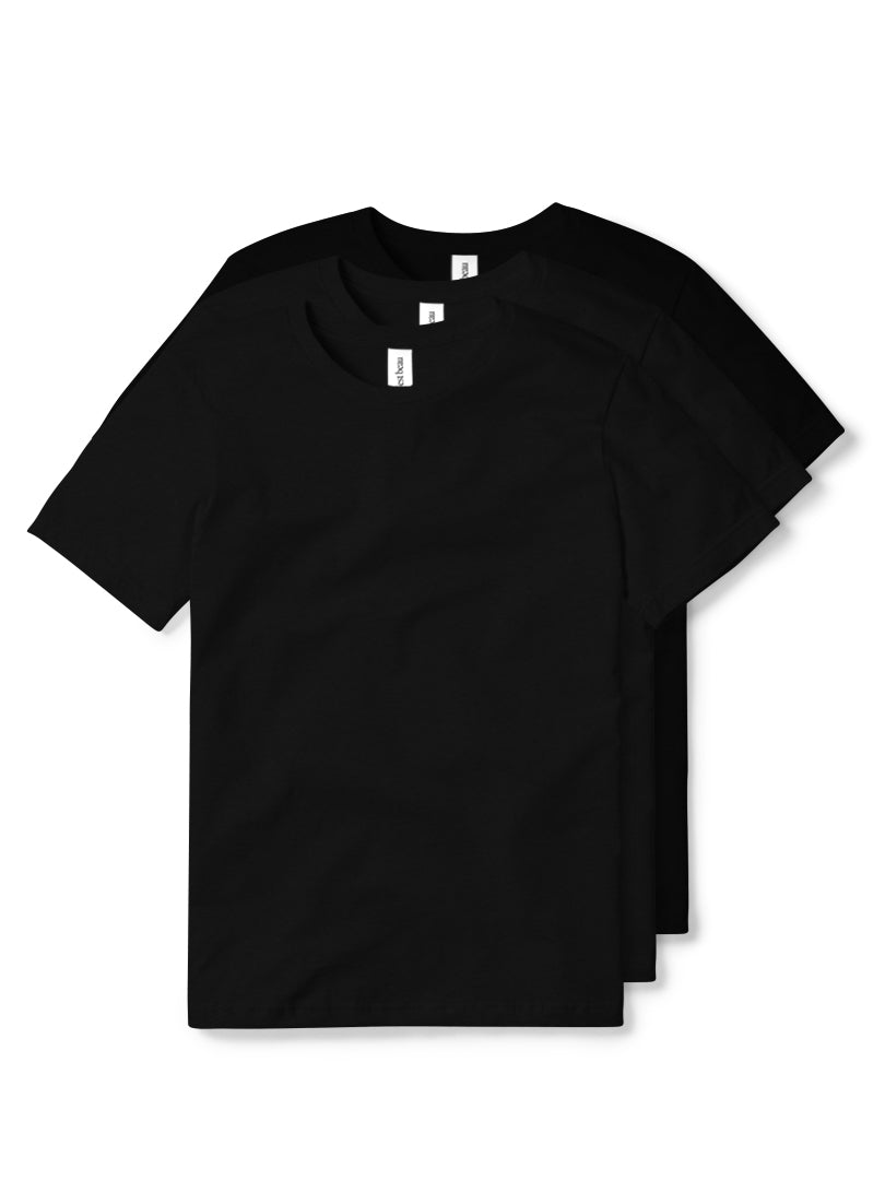 Classic T-Shirt - Black - 3 Pack