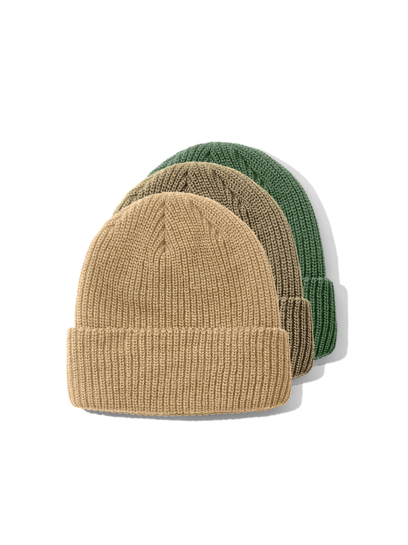 Essential Beanie - Forest - 3 Pack
