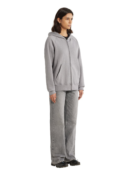 Essential Zip Hoodie - Grey