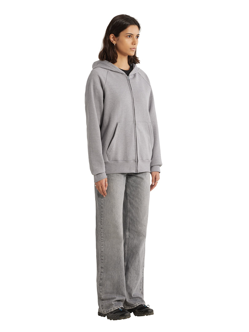 Essential Zip Hoodie - Grey