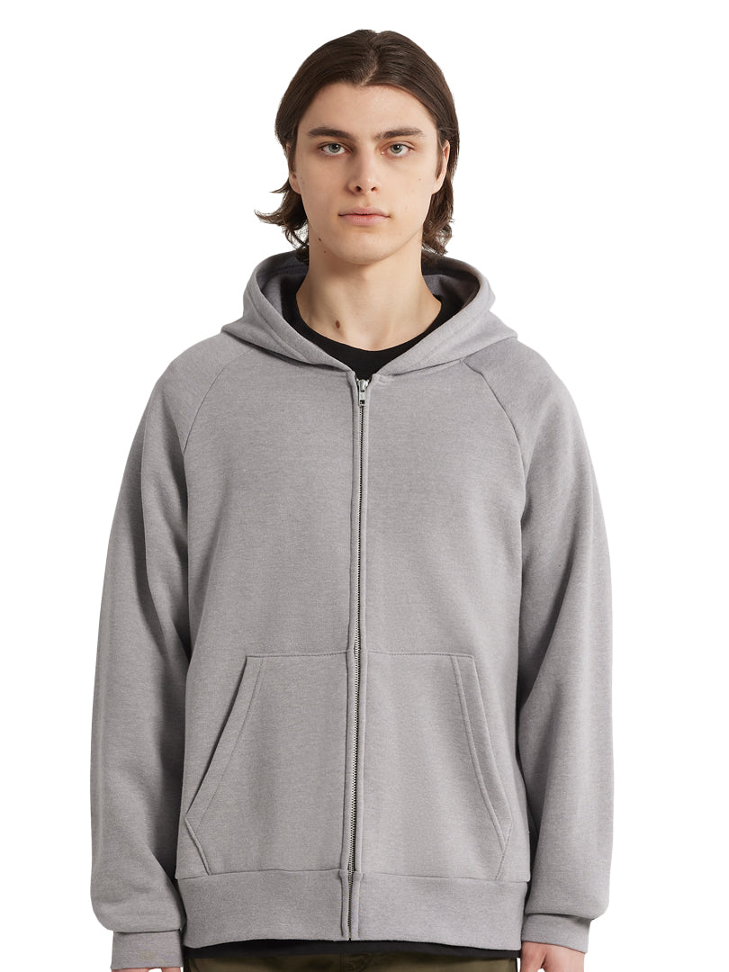 Essential Zip Hoodie - Grey
