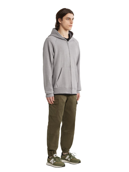 Essential Zip Hoodie - Grey