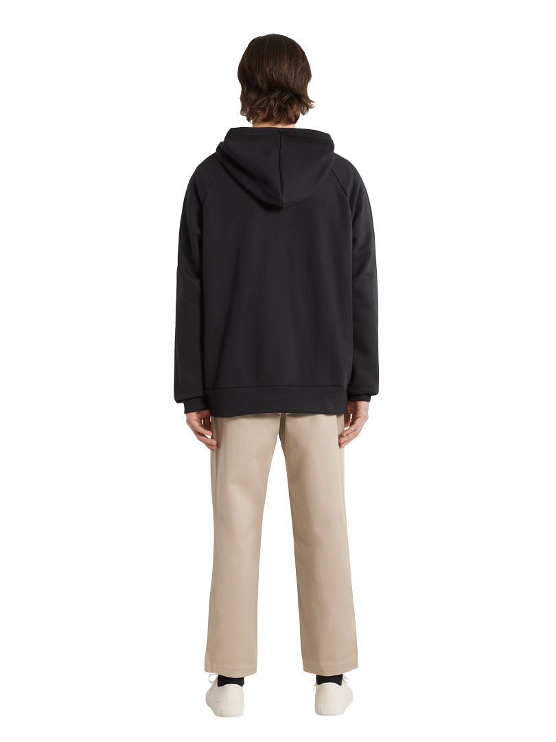 Essential Zip Hoodie - Black