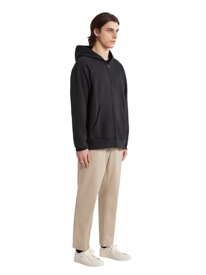 Essential Zip Hoodie - Black