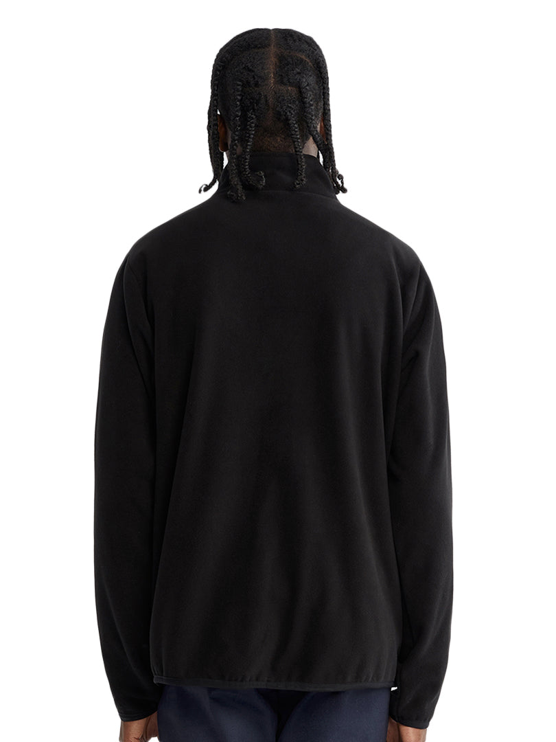 90 Degree By Reflex Polarflex Fleece Zip Front Hoodie In Black