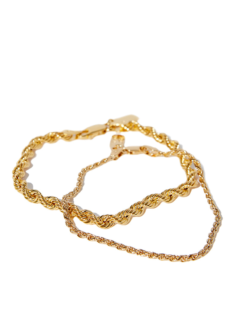Eternal Stack Bracelets - Gold Vermeil