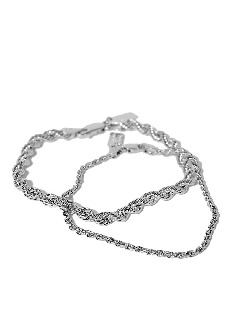  Eternal Stack bracelets - Silver