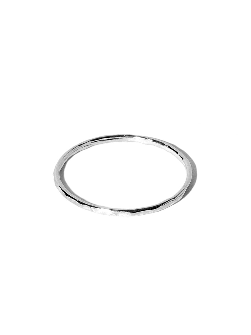 Hammered Ring - Silver