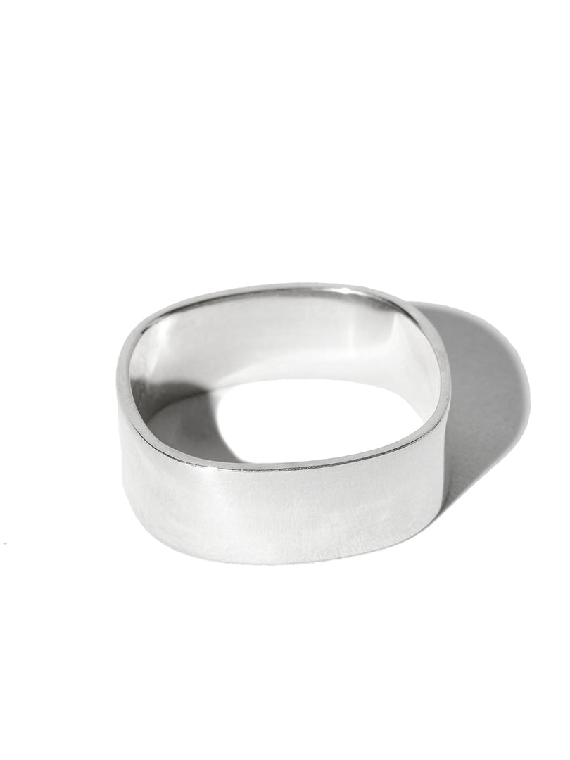 Flat Square Band - Silver