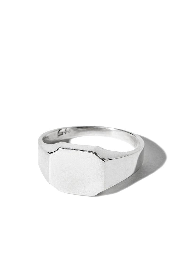 Bague Octogonale - Argent