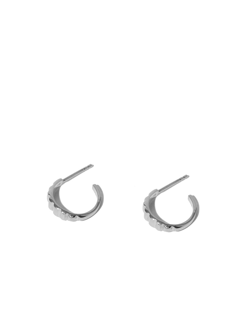 Boucles d'oreilles Flot - Argent