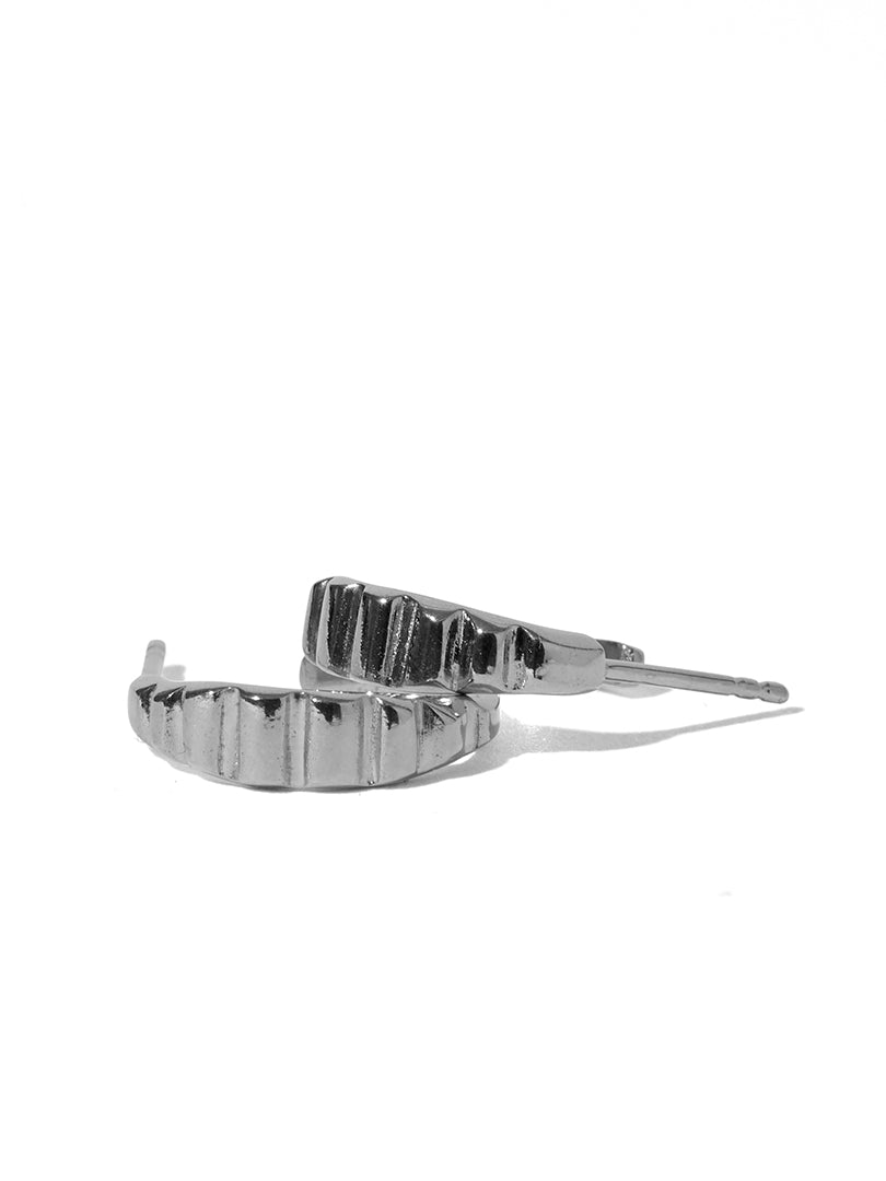 Boucles d'oreilles Flot - Argent